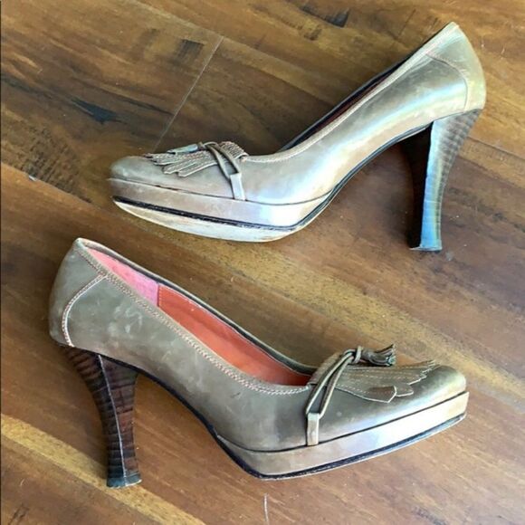 CHARLES by Charles David Tassel Fringe Heels Shoes - Picture 6 of 8